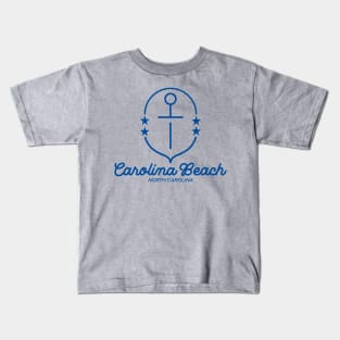 Drop Anchor at Carolina Beach, North Carolina Kids T-Shirt